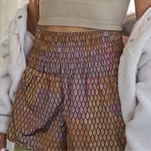 FP Movement by Free People Brown and Purple Athletic Shorts